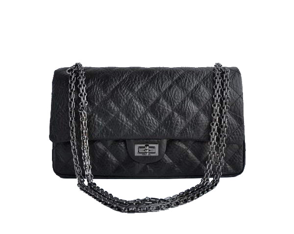 AAA Cheap Chanel Jumbo Flap Bags A30226 Black Silver On Sale